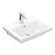 Умывальник подвесной Villeroy & Boch Subway 3.0 4A70F4R1, 55x44 см CeramicPlus, белый 800005799 фото 1 | La Dushe | Салон мебели и сантехники Ля Душе | Портал для профессионалов | Дизайн интерьеров | Персональный сервис | Профессиональная консульция |  Дизайн проект | Импорт из Еверопы