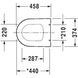 Кришка для унітазу Duravit Me By Starck 0020092600, SoftClose 800006101 фото 2 | La Dushe | Салон меблів і сантехнікаи Ля Душе | Портал для професіоналів | Дизайн інтер'єрів | Персональний сервіс| Професійна консульація | Дизайн проект | Імпорт з Єверопи