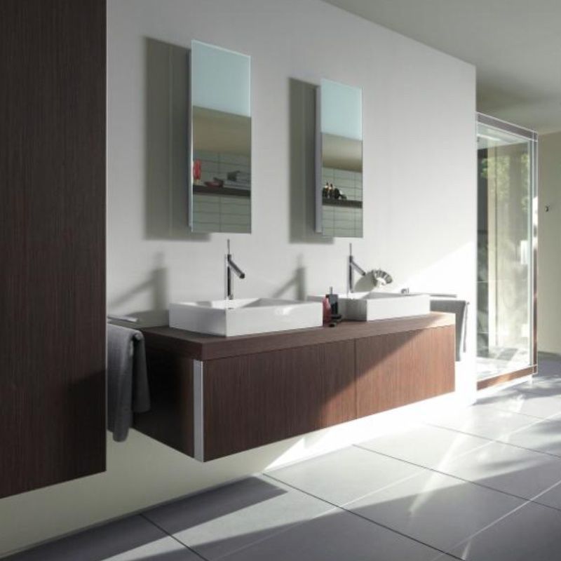 Умивальник на стільницю Duravit Durasquare 2355600000, 60х34,5 800005951 фото | La Dushe | Салон меблів і сантехнікаи Ля Душе | Портал для професіоналів | Дизайн інтер'єрів | Персональний сервіс| Професійна консульація | Дизайн проект | Імпорт з Єверопи