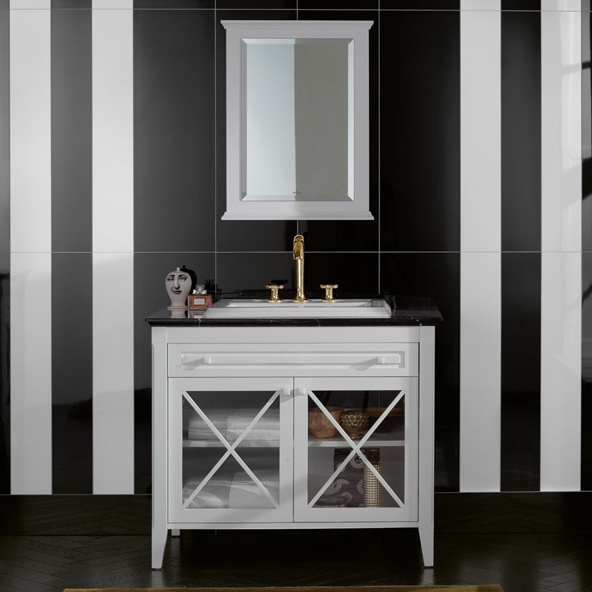 Дзеркало Villeroy & Boch Hommage 85652000, білий 800005850 фото | La Dushe | Салон меблів і сантехнікаи Ля Душе | Портал для професіоналів | Дизайн інтер'єрів | Персональний сервіс| Професійна консульація | Дизайн проект | Імпорт з Єверопи