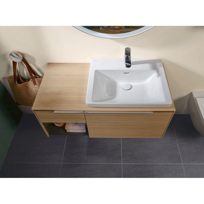 Умывальник подвесной Villeroy & Boch Subway 3.0 4A70F4R1, 55x44 см CeramicPlus, белый 800005799 фото | La Dushe | Салон мебели и сантехники Ля Душе | Портал для профессионалов | Дизайн интерьеров | Персональный сервис | Профессиональная консульция |  Дизайн проект | Импорт из Еверопы