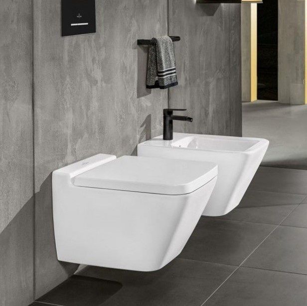 Крышка для унитаза Villeroy & Boch Finion 9M88S1R1, белый 58612 фото | La Dushe | Салон мебели и сантехники Ля Душе | Портал для профессионалов | Дизайн интерьеров | Персональный сервис | Профессиональная консульция |  Дизайн проект | Импорт из Еверопы