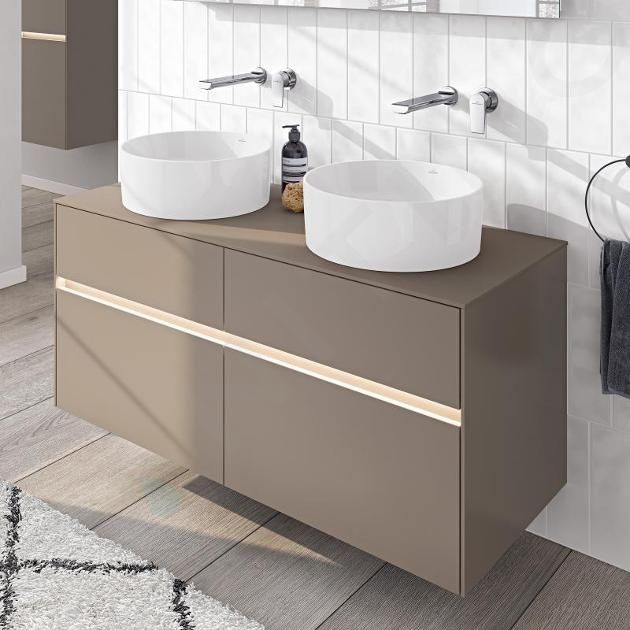 Умывальник на столешницу Villeroy & Boch Collaro 4A1840RW, d40, CeramicPlus, белый 94812 фото | La Dushe | Салон мебели и сантехники Ля Душе | Портал для профессионалов | Дизайн интерьеров | Персональный сервис | Профессиональная консульция |  Дизайн проект | Импорт из Еверопы