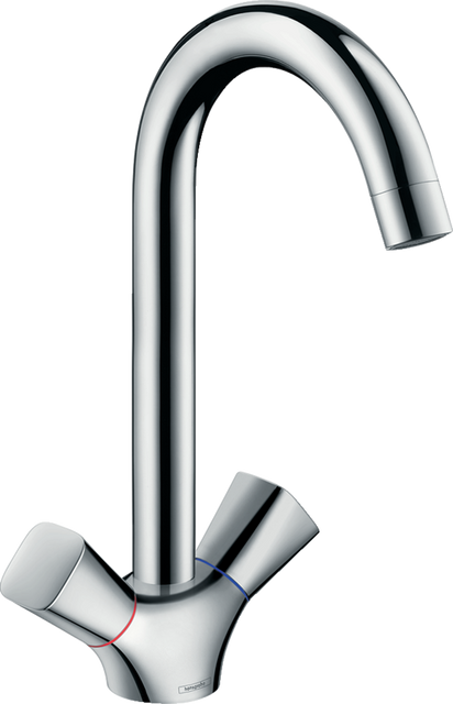 Змішувач для кухонної мийки Hansgrohe Logis 71280000 42345 фото | La Dushe | Салон меблів і сантехнікаи Ля Душе | Портал для професіоналів | Дизайн інтер'єрів | Персональний сервіс| Професійна консульація | Дизайн проект | Імпорт з Єверопи