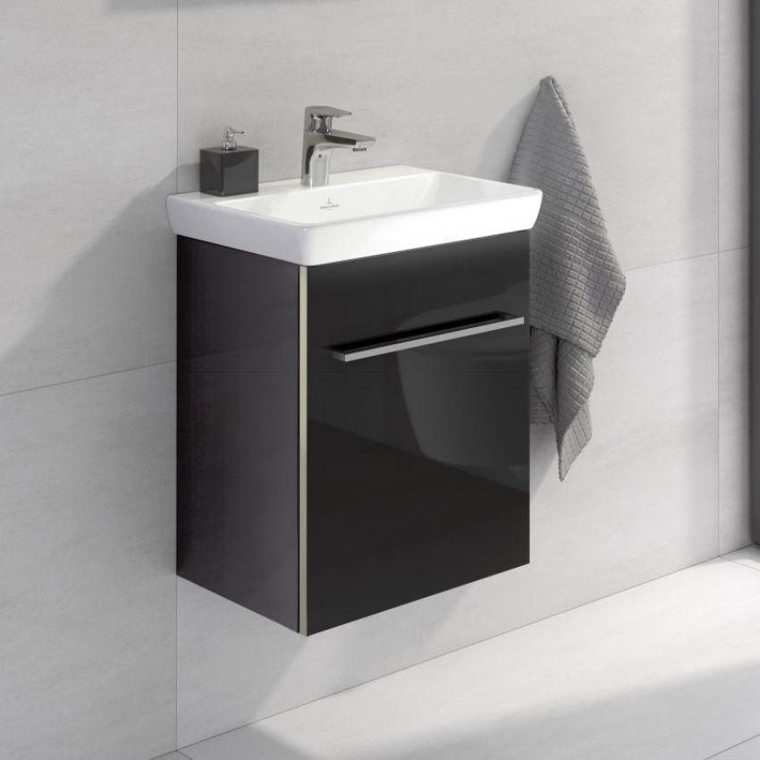 Тумба під раковину Villeroy & Boch Avento A88701B3, чорний 800005601 фото | La Dushe | Салон меблів і сантехнікаи Ля Душе | Портал для професіоналів | Дизайн інтер'єрів | Персональний сервіс| Професійна консульація | Дизайн проект | Імпорт з Єверопи