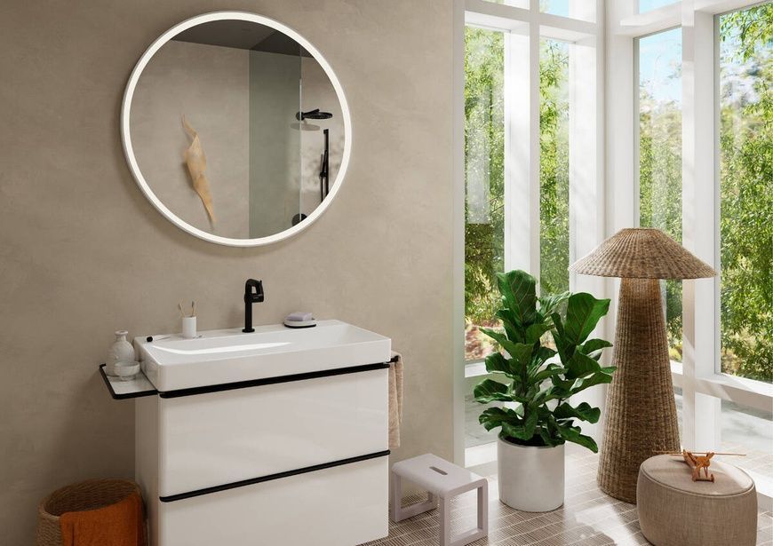 Смеситель для умывальника Hansgrohe Tecturis S 73341670, черный матовый 800003993 фото | La Dushe | Салон мебели и сантехники Ля Душе | Портал для профессионалов | Дизайн интерьеров | Персональный сервис | Профессиональная консульция |  Дизайн проект | Импорт из Еверопы