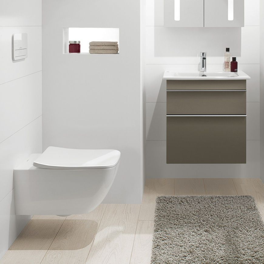Унитаз подвесной Villeroy & Boch Venticello 4611RS01, Rimless, с крышкой Soft close, белый 51792 фото | La Dushe | Салон мебели и сантехники Ля Душе | Портал для профессионалов | Дизайн интерьеров | Персональный сервис | Профессиональная консульция |  Дизайн проект | Импорт из Еверопы