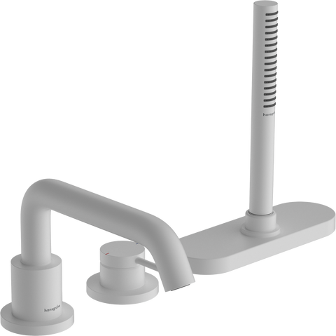 Змішувач на борт ванни Hansgrohe Tecturis S 73447700, білий матовий 800004211 фото | La Dushe | Салон меблів і сантехнікаи Ля Душе | Портал для професіоналів | Дизайн інтер'єрів | Персональний сервіс| Професійна консульація | Дизайн проект | Імпорт з Єверопи
