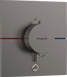 Термостат для душу Hansgrohe Showerselect Comfort E 15575340, чорний матовий хром 800004486 фото 1 | La Dushe | Салон меблів і сантехнікаи Ля Душе | Портал для професіоналів | Дизайн інтер'єрів | Персональний сервіс| Професійна консульація | Дизайн проект | Імпорт з Єверопи