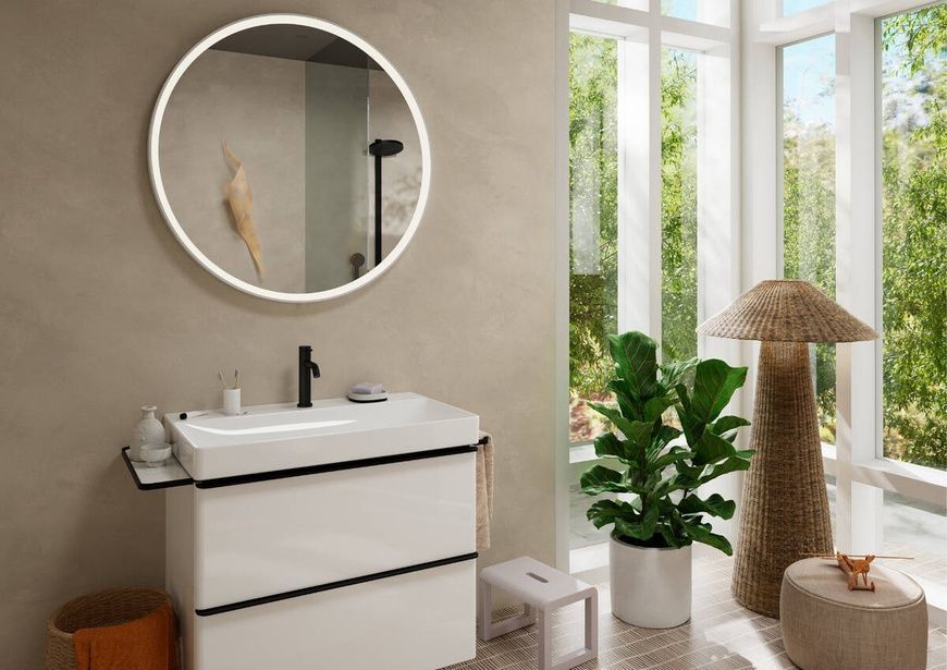 Смеситель для умывальника Hansgrohe Tecturis 73320670, черный матовый 93156 фото | La Dushe | Салон мебели и сантехники Ля Душе | Портал для профессионалов | Дизайн интерьеров | Персональный сервис | Профессиональная консульция |  Дизайн проект | Импорт из Еверопы