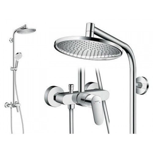 Душевая система со смесителем Hansgrohe Crometta S 27269000, хром 58587 фото | La Dushe | Салон мебели и сантехники Ля Душе | Портал для профессионалов | Дизайн интерьеров | Персональный сервис | Профессиональная консульция |  Дизайн проект | Импорт из Еверопы