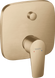 Змішувач для душу прихованого монтажу Hansgrohe Talis E 71745140, бронза сатин 68709 фото 1 | La Dushe | Салон меблів і сантехнікаи Ля Душе | Портал для професіоналів | Дизайн інтер'єрів | Персональний сервіс| Професійна консульація | Дизайн проект | Імпорт з Єверопи