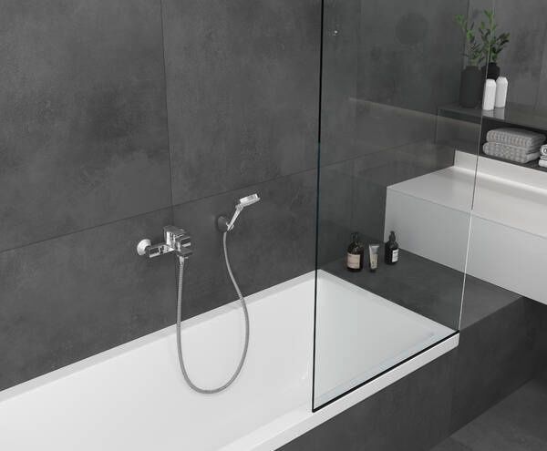 Смеситель для ванны Hansgrohe Vernis Shape 71450000 81649 фото | La Dushe | Салон мебели и сантехники Ля Душе | Портал для профессионалов | Дизайн интерьеров | Персональный сервис | Профессиональная консульция |  Дизайн проект | Импорт из Еверопы