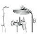 Душевая система со смесителем Hansgrohe Crometta S 27269000, хром 58587 фото 2 | La Dushe | Салон мебели и сантехники Ля Душе | Портал для профессионалов | Дизайн интерьеров | Персональный сервис | Профессиональная консульция |  Дизайн проект | Импорт из Еверопы