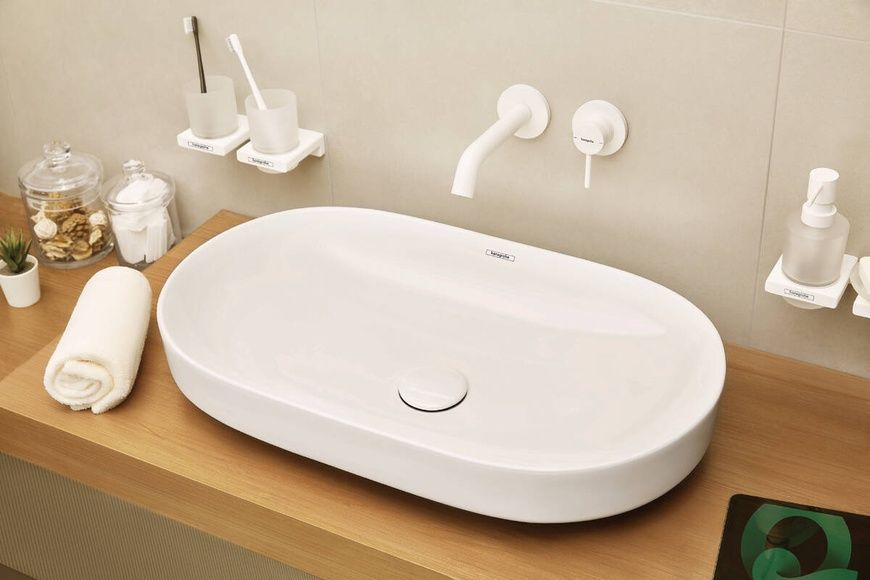 Смеситель для умывальника скрытого монтажа Hansgrohe Tecturis S 73350700, белый матовый 96581 фото | La Dushe | Салон мебели и сантехники Ля Душе | Портал для профессионалов | Дизайн интерьеров | Персональный сервис | Профессиональная консульция |  Дизайн проект | Импорт из Еверопы