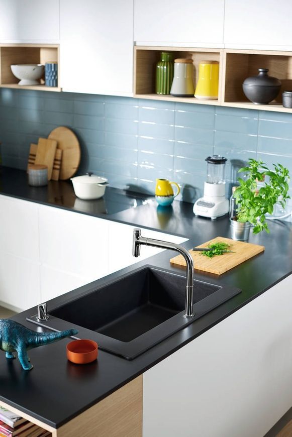 Мийка кухонна Hansgrohe S510-F660 43313290, сірий матовий 92448 фото | La Dushe | Салон меблів і сантехнікаи Ля Душе | Портал для професіоналів | Дизайн інтер'єрів | Персональний сервіс| Професійна консульація | Дизайн проект | Імпорт з Єверопи