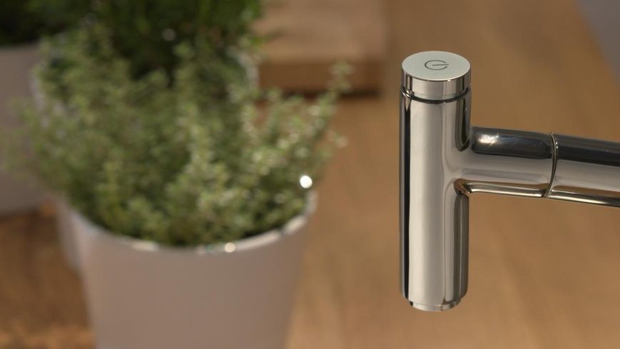 Змішувач для кухонної мийки Hansgrohe Metris 14820800, нержавіюча сталь 39037 фото | La Dushe | Салон меблів і сантехнікаи Ля Душе | Портал для професіоналів | Дизайн інтер'єрів | Персональний сервіс| Професійна консульація | Дизайн проект | Імпорт з Єверопи