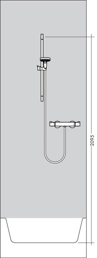 Душевой набор Hansgrohe Croma Select 27082400, хром с белым 49772 фото | La Dushe | Салон мебели и сантехники Ля Душе | Портал для профессионалов | Дизайн интерьеров | Персональный сервис | Профессиональная консульция |  Дизайн проект | Импорт из Еверопы