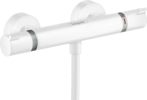 Змішувач із термостатом для душу Hansgrohe Ecostat 13116700, білий 71549 фото | La Dushe | Салон меблів і сантехнікаи Ля Душе | Портал для професіоналів | Дизайн інтер'єрів | Персональний сервіс| Професійна консульація | Дизайн проект | Імпорт з Єверопи