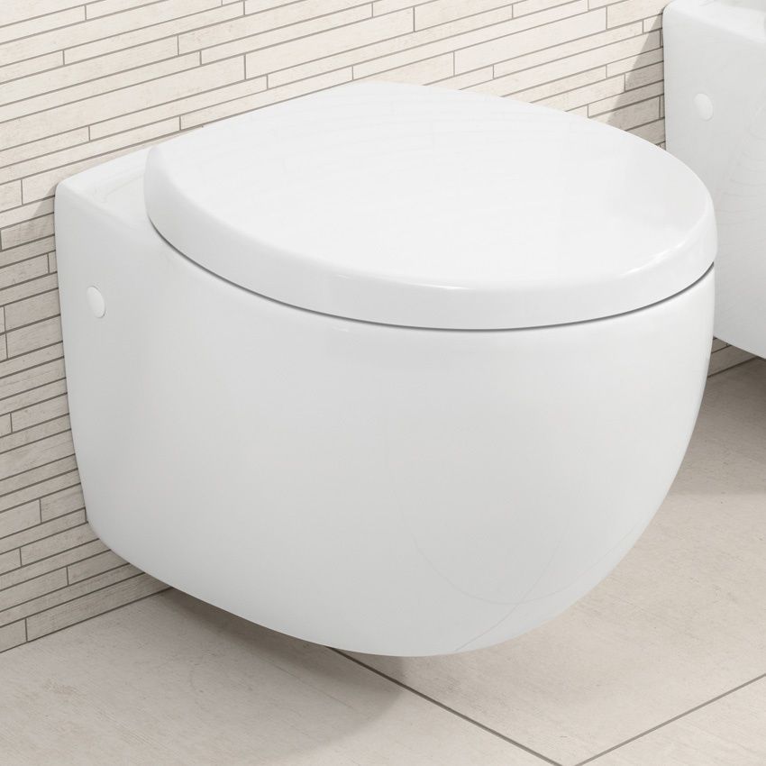 Сиденье с крышкой для унитаза Villeroy & Boch Aveo New Generation 9M57S1R1, белый 41633 фото | La Dushe | Салон мебели и сантехники Ля Душе | Портал для профессионалов | Дизайн интерьеров | Персональный сервис | Профессиональная консульция |  Дизайн проект | Импорт из Еверопы
