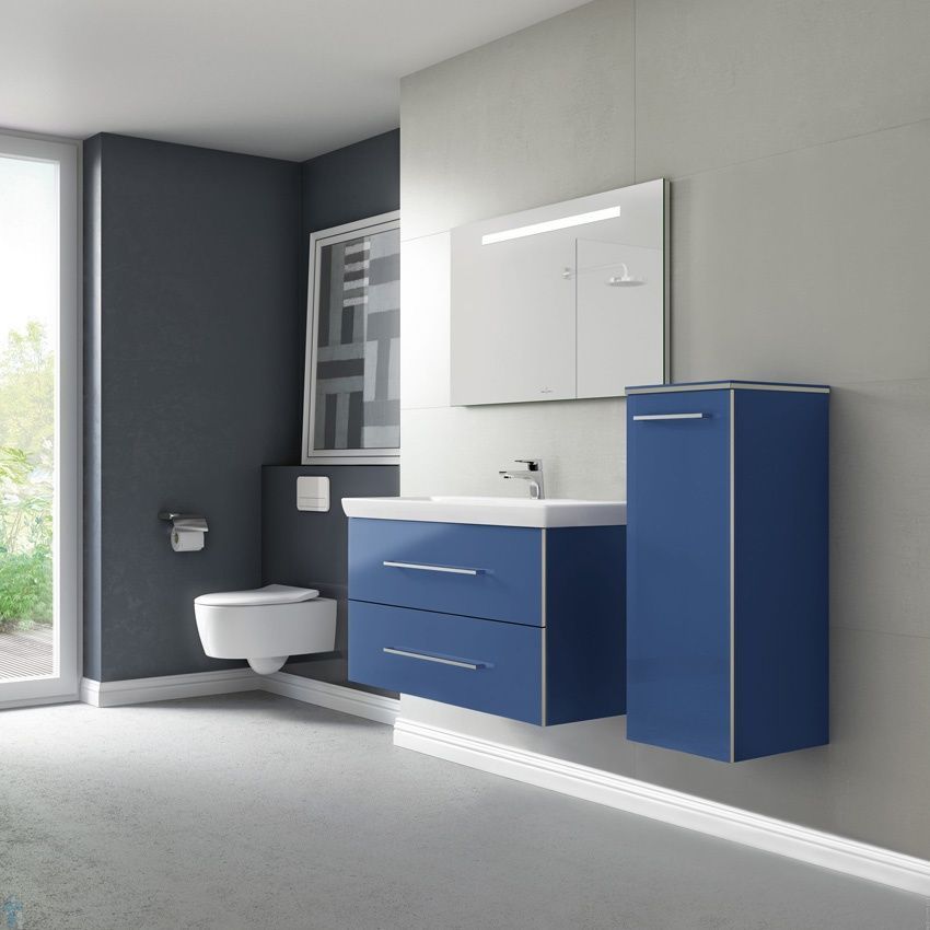 Шафа бокова Villeroy & Boch Avento A89500B3, чорний 800005656 фото | La Dushe | Салон меблів і сантехнікаи Ля Душе | Портал для професіоналів | Дизайн інтер'єрів | Персональний сервіс| Професійна консульація | Дизайн проект | Імпорт з Єверопи