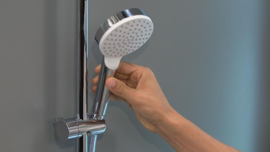 Душевой набор Hansgrohe Crometta 26539400, хром с белым 800003748 фото | La Dushe | Салон мебели и сантехники Ля Душе | Портал для профессионалов | Дизайн интерьеров | Персональный сервис | Профессиональная консульция |  Дизайн проект | Импорт из Еверопы