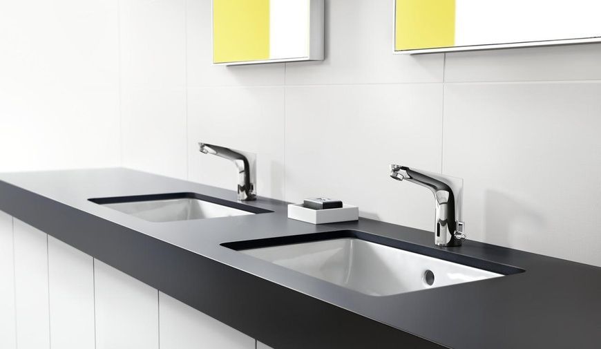 Смеситель для умывальника электронный без регулировки температуры Hansgrohe Focus 31172000 29979 фото | La Dushe | Салон мебели и сантехники Ля Душе | Портал для профессионалов | Дизайн интерьеров | Персональный сервис | Профессиональная консульция |  Дизайн проект | Импорт из Еверопы