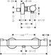 Змішувач для душу Hansgrohe Ecostat 13116670, чорний 70804 фото 2 | La Dushe | Салон меблів і сантехнікаи Ля Душе | Портал для професіоналів | Дизайн інтер'єрів | Персональний сервіс| Професійна консульація | Дизайн проект | Імпорт з Єверопи