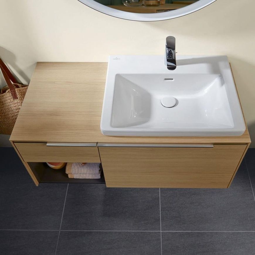 Умивальник Villeroy & Boch Subway 3.0 4А706501 83642 фото | La Dushe | Салон меблів і сантехнікаи Ля Душе | Портал для професіоналів | Дизайн інтер'єрів | Персональний сервіс| Професійна консульація | Дизайн проект | Імпорт з Єверопи