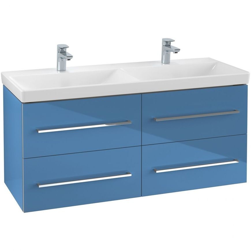 Умивальник підвісний подвійний Villeroy & Boch Avento 4A23CK01, 120x47, білий 74201 фото | La Dushe | Салон меблів і сантехнікаи Ля Душе | Портал для професіоналів | Дизайн інтер'єрів | Персональний сервіс| Професійна консульація | Дизайн проект | Імпорт з Єверопи