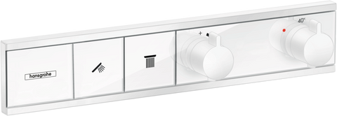 Термостат прихованого монтажу на споживача Hansgrohe Rainselect 15380700, білий матовий 68601 фото | La Dushe | Салон меблів і сантехнікаи Ля Душе | Портал для професіоналів | Дизайн інтер'єрів | Персональний сервіс| Професійна консульація | Дизайн проект | Імпорт з Єверопи