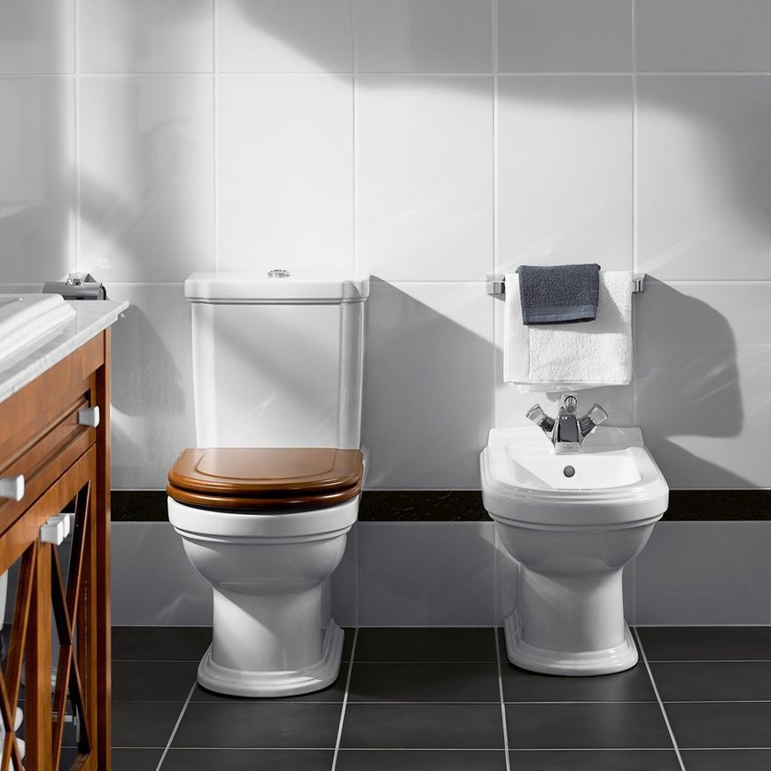 Унитаз-компакт Villeroy & Boch Hommage 666210R1, белый 42037 фото | La Dushe | Салон мебели и сантехники Ля Душе | Портал для профессионалов | Дизайн интерьеров | Персональный сервис | Профессиональная консульция |  Дизайн проект | Импорт из Еверопы