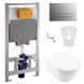 Набір інсталяційний Villeroy & Boch Architectura 4694HR01+141515 74229 фото 1 | La Dushe | Салон меблів і сантехнікаи Ля Душе | Портал для професіоналів | Дизайн інтер'єрів | Персональний сервіс| Професійна консульація | Дизайн проект | Імпорт з Єверопи