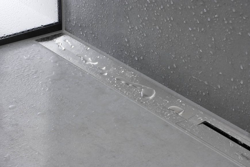 Решітка душового трапа Hansgrohe Raindrain Flex 56050000 800004390 фото | La Dushe | Салон меблів і сантехнікаи Ля Душе | Портал для професіоналів | Дизайн інтер'єрів | Персональний сервіс| Професійна консульація | Дизайн проект | Імпорт з Єверопи