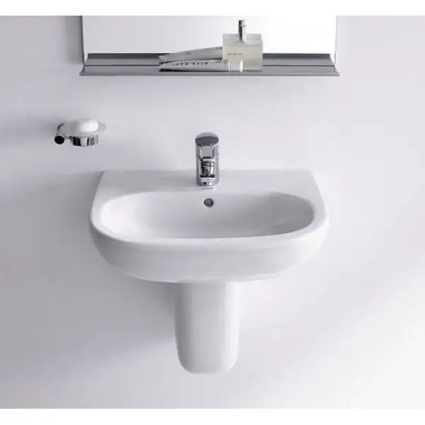 Напівп'єдестал для умивальника Duravit D-Code 8571800002 800006166 фото | La Dushe | Салон меблів і сантехнікаи Ля Душе | Портал для професіоналів | Дизайн інтер'єрів | Персональний сервіс| Професійна консульація | Дизайн проект | Імпорт з Єверопи