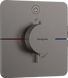 Термостат для душа Hansgrohe Showerselect Comfort Q 15581340, черный матовый хром 800004498 фото 1 | La Dushe | Салон мебели и сантехники Ля Душе | Портал для профессионалов | Дизайн интерьеров | Персональный сервис | Профессиональная консульция |  Дизайн проект | Импорт из Еверопы