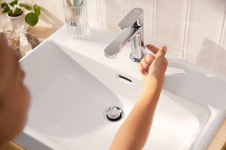 Змішувач для умивальника з донним клапаном Hansgrohe Rebris S 72588000 800004106 фото | La Dushe | Салон меблів і сантехнікаи Ля Душе | Портал для професіоналів | Дизайн інтер'єрів | Персональний сервіс| Професійна консульація | Дизайн проект | Імпорт з Єверопи