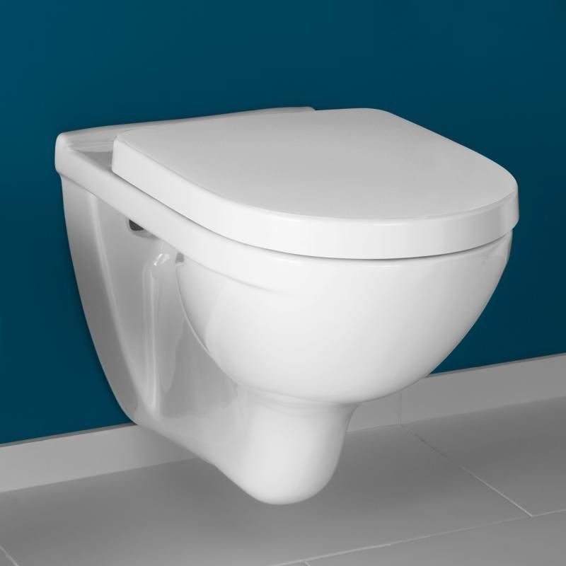 Унитаз подвесной Villeroy & Boch O.Novo 5660H101, с крышкой Soft closing, белый 31767 фото | La Dushe | Салон мебели и сантехники Ля Душе | Портал для профессионалов | Дизайн интерьеров | Персональный сервис | Профессиональная консульция |  Дизайн проект | Импорт из Еверопы