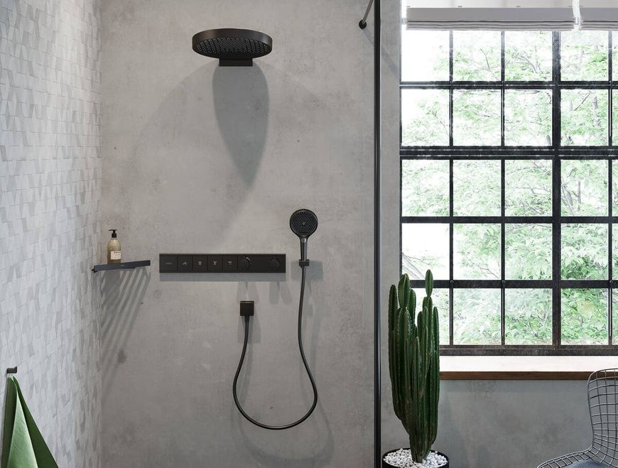 Полка для ванной комнаты Hansgrohe Addstoris 41741670, черный 81458 фото | La Dushe | Салон мебели и сантехники Ля Душе | Портал для профессионалов | Дизайн интерьеров | Персональный сервис | Профессиональная консульция |  Дизайн проект | Импорт из Еверопы
