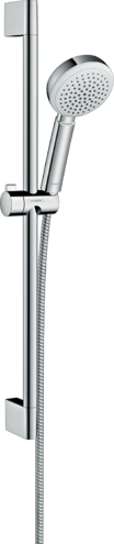 Душевой набор с душевой штангой Hansgrohe Crometta 26652400, хром с белым 44310 фото | La Dushe | Салон мебели и сантехники Ля Душе | Портал для профессионалов | Дизайн интерьеров | Персональный сервис | Профессиональная консульция |  Дизайн проект | Импорт из Еверопы