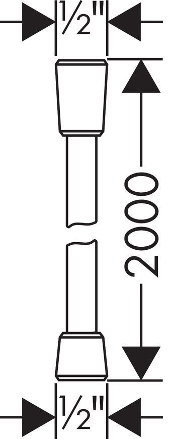Душевой шланг Axor 28624340, 2.00 м, черный 800004995 фото | La Dushe | Салон мебели и сантехники Ля Душе | Портал для профессионалов | Дизайн интерьеров | Персональный сервис | Профессиональная консульция |  Дизайн проект | Импорт из Еверопы