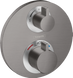 Термостат для душа Hansgrohe Ecostat S 15758340, черный матовый хром 80717 фото 1 | La Dushe | Салон мебели и сантехники Ля Душе | Портал для профессионалов | Дизайн интерьеров | Персональный сервис | Профессиональная консульция |  Дизайн проект | Импорт из Еверопы