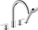 Змішувач на борт ванни Hansgrohe Vernis Shape 71459000 89108 фото 1 | La Dushe | Салон меблів і сантехнікаи Ля Душе | Портал для професіоналів | Дизайн інтер'єрів | Персональний сервіс| Професійна консульація | Дизайн проект | Імпорт з Єверопи