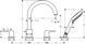 Змішувач на борт ванни Hansgrohe Vernis Shape 71459670, чорний матовий 86618 фото 2 | La Dushe | Салон меблів і сантехнікаи Ля Душе | Портал для професіоналів | Дизайн інтер'єрів | Персональний сервіс| Професійна консульація | Дизайн проект | Імпорт з Єверопи