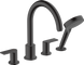 Змішувач на борт ванни Hansgrohe Vernis Shape 71459670, чорний матовий 86618 фото 1 | La Dushe | Салон меблів і сантехнікаи Ля Душе | Портал для професіоналів | Дизайн інтер'єрів | Персональний сервіс| Професійна консульація | Дизайн проект | Імпорт з Єверопи
