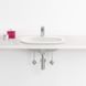 Умивальник накладний Villeroy & Boch O.Novo 41615601, 56x40,5, білий 35715 фото 5 | La Dushe | Салон меблів і сантехнікаи Ля Душе | Портал для професіоналів | Дизайн інтер'єрів | Персональний сервіс| Професійна консульація | Дизайн проект | Імпорт з Єверопи