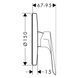 Змішувач для душу Hansgrohe Logis E 71608000 84201 фото 2 | La Dushe | Салон меблів і сантехнікаи Ля Душе | Портал для професіоналів | Дизайн інтер'єрів | Персональний сервіс| Професійна консульація | Дизайн проект | Імпорт з Єверопи