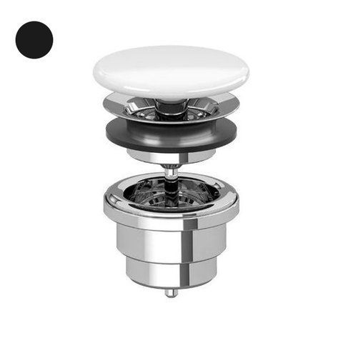 Донный клапан с керамической крышкой Villeroy & Boch Accessories 680800S5, черный 800005667 фото | La Dushe | Салон мебели и сантехники Ля Душе | Портал для профессионалов | Дизайн интерьеров | Персональный сервис | Профессиональная консульция |  Дизайн проект | Импорт из Еверопы