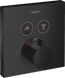 Внешняя часть смесителя скрытого монтажа Hansgrohe Shower Select 15763670, черный 68907 фото 1 | La Dushe | Салон мебели и сантехники Ля Душе | Портал для профессионалов | Дизайн интерьеров | Персональный сервис | Профессиональная консульция |  Дизайн проект | Импорт из Еверопы