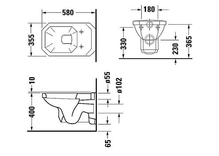 Кришка для унітазу Duravit 1930 64890000 800006171 фото | La Dushe | Салон меблів і сантехнікаи Ля Душе | Портал для професіоналів | Дизайн інтер'єрів | Персональний сервіс| Професійна консульація | Дизайн проект | Імпорт з Єверопи